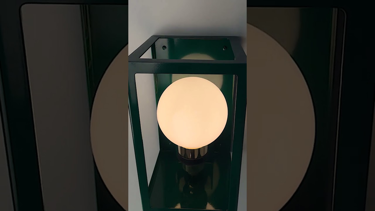 Hamilton Outdoor Box Lantern Wall Light 10.75