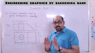 Isometric projection - problem based on combined object- video 7 - Engineering Graphics