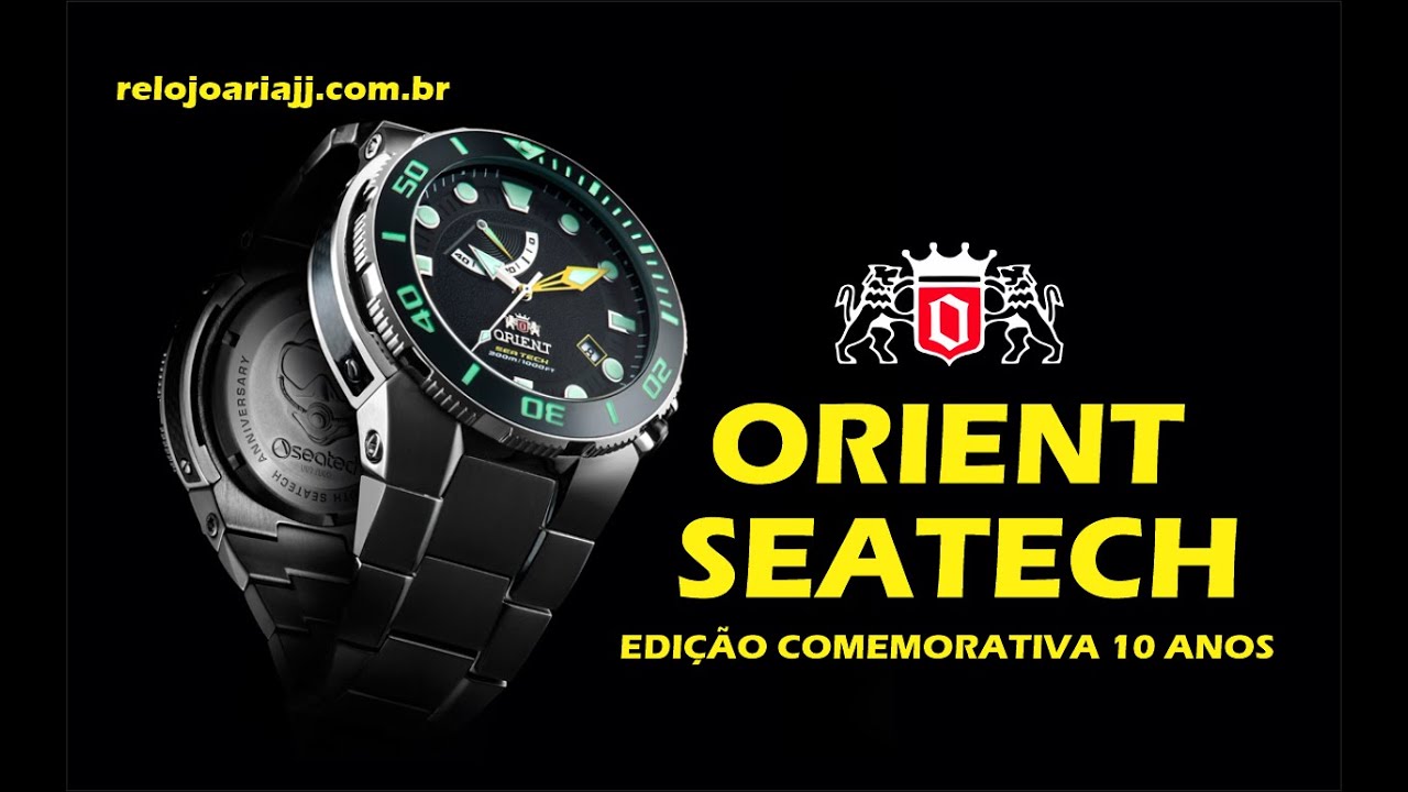 Review] Relógio Orient Seatech 10 anos - YouTube