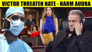 CBS Young And The Restless Spoilers Victor threatens Nate - asks him to reveal Audra's weakness