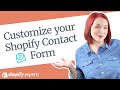 Shopify custom contact forms add more fields to your contact us page mp3