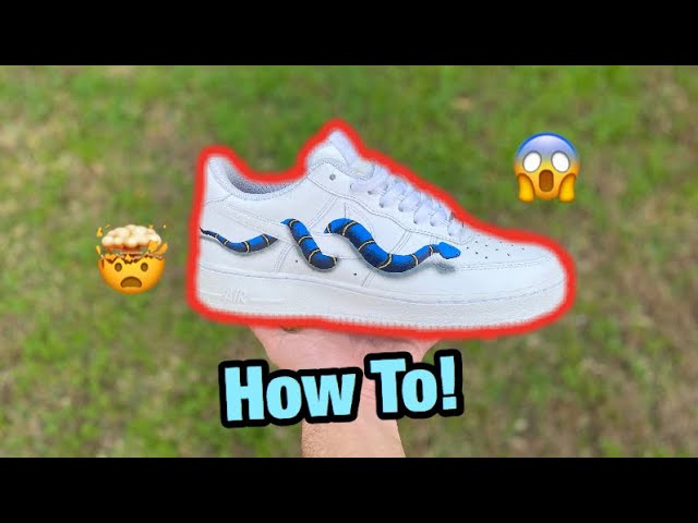 air force 1 snake custom