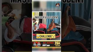 ??Master vs student challenges || dev fitness unisex|| gym tamil motivation shortvideo