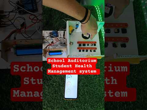 IOT School Auditorium Student Health Management system project #shorts