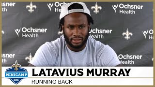 Latavius Murray talks Role, 2021 Goals | Saints Minicamp 2021