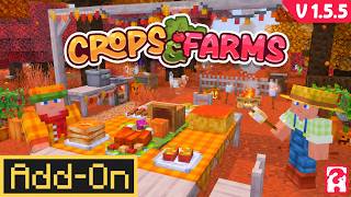The PERFECT Fall Farming Update! Crops & Farms 1.5.5 Minecraft Bedrock