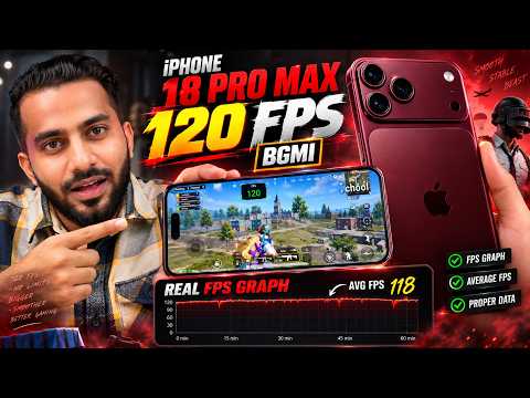 120 FPS BGMI on iPhone 18 Pro Max 😳 Average FPS Will Shock You!
