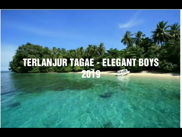 TERLANJUR TAGAE - ELEGANT BOYS 2019 (lyric) class=