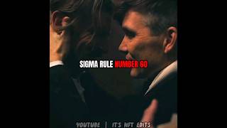 SIGMA RULE NUMBER 60??|Peaky blinders?|Thomas Shelby|Status|Quotes|youtubeshorts