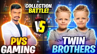 🔥யார் சாமி இவன் 😱Allied Twins Vs PVS Gaming 😭 Collection Battle With Same I'd Tips & Tricks Tamil