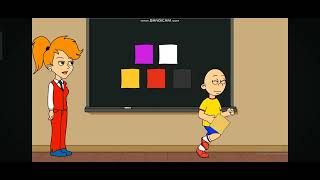 Caillou gets Gold card ungrounded and rosie gets Black card grounded 