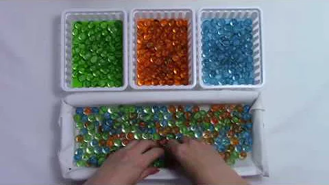 ASMR Sorting/Rummaging Marbles (No talking)