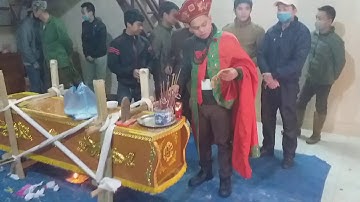 Những khâu làm lý cuối cùng để xuất tang của người nùng lạng sơn