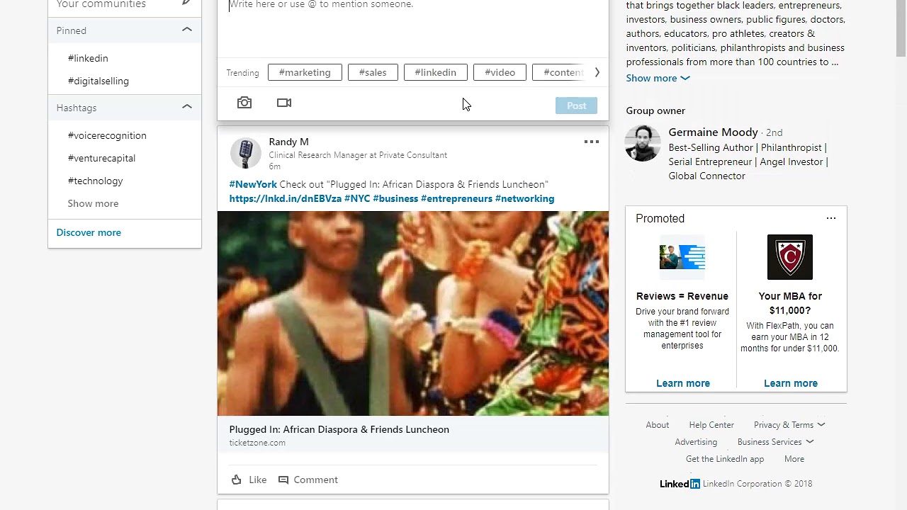 LinkedIn Groups New Design