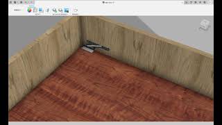 Autodesk Fusion attic door hinge screenshot 3