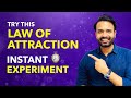 100% INSTANT PROOF ✅ Law of Attraction Experiment - How Law of Attraction Really Works