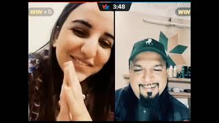 Famous Tiktoker Hareem Shah And Nutter Live Tiktok Punishment Match Hot