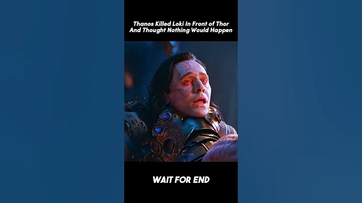 Thanos Killed Loki And Thought Nothing Would Happen 🥺 #shorts