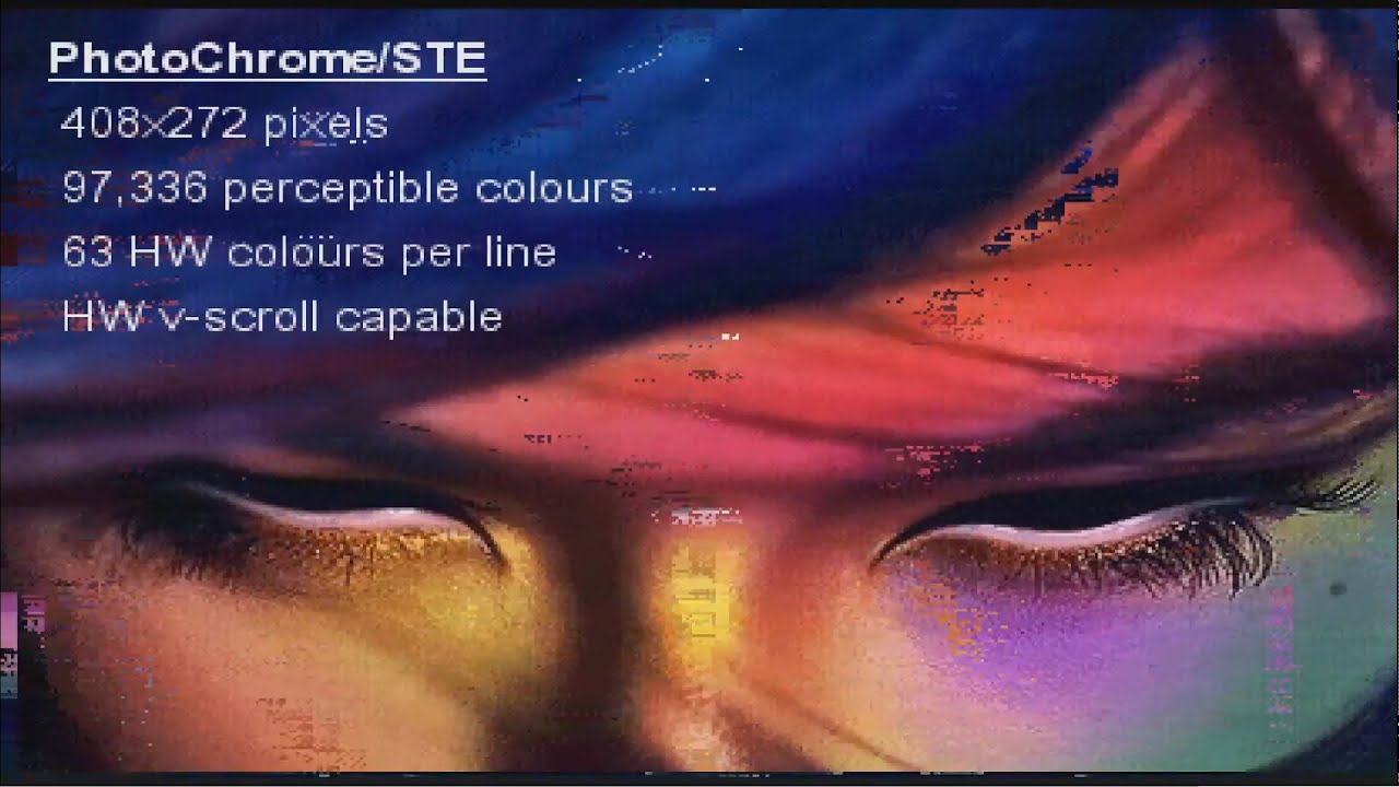 ATARI STE 8way scrolling system 97.336 COLOR DEMO Game demo NOT ST Douglas Little Indie RetroNews AT