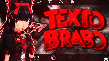 COMO FAZER TEXTO 3D ÉPICO NO ANDROID | ps touch