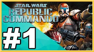 Star Wars Republic Commando Walkthrough Playthrough Lets Play Gameplay  Part 1