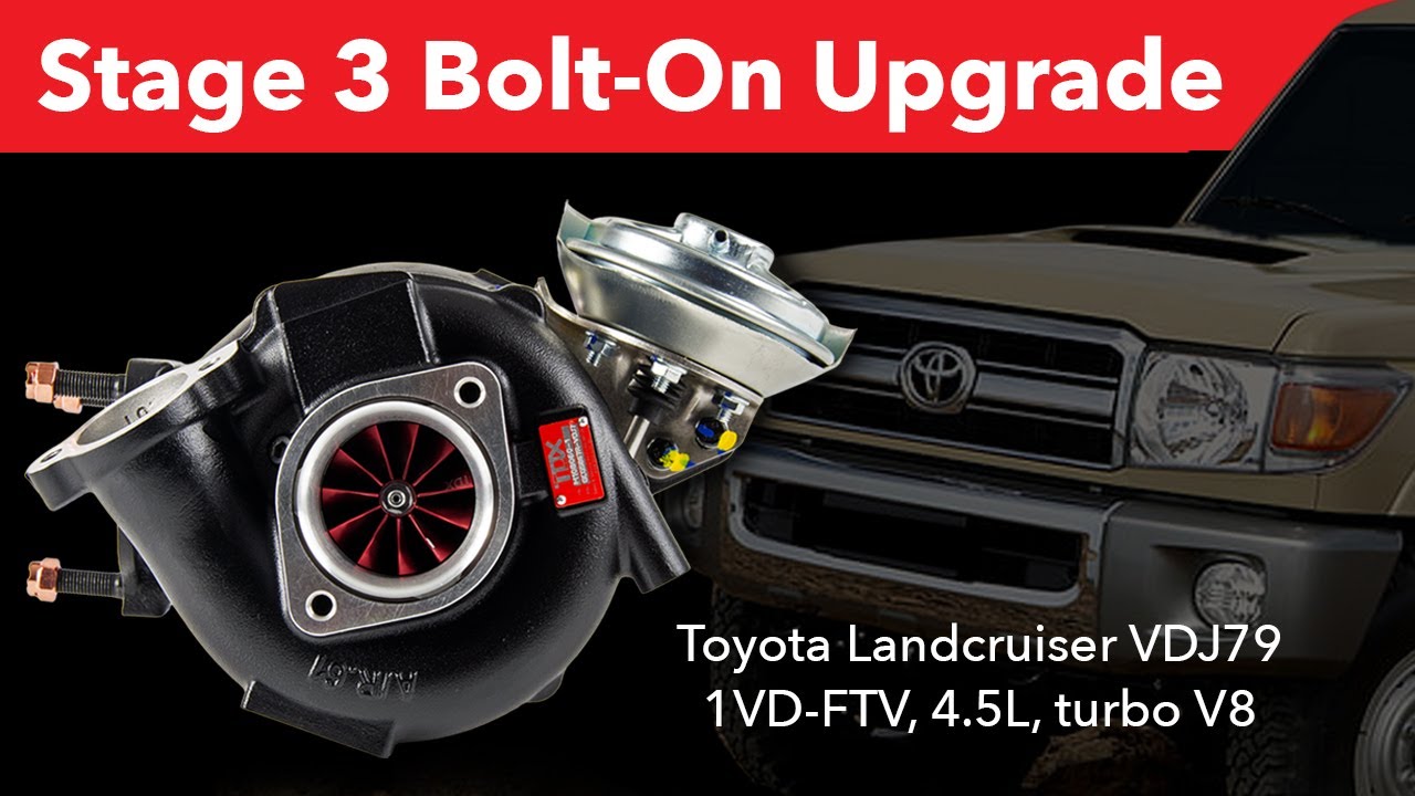 Toyota Landcruiser 70 series Stage 3 Turbo Upgrade - VDJ79 with 1VD-FTV - GCG5867R