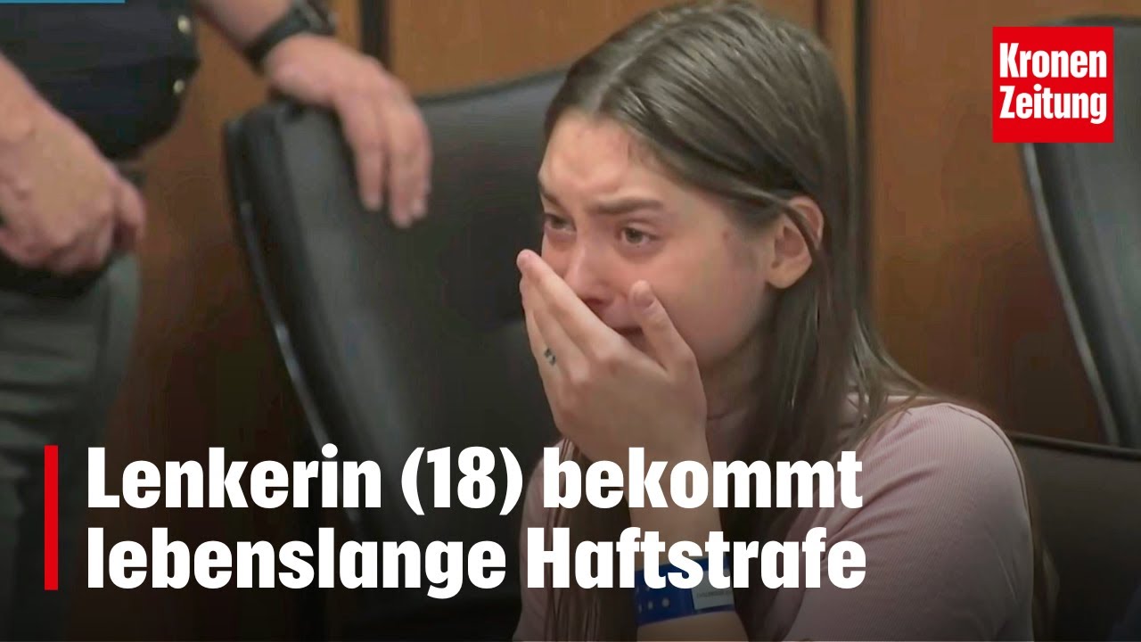 Wegen Mordes: Lenkerin (18) bekommt lebenslängliche Haft | krone.tv NEWS