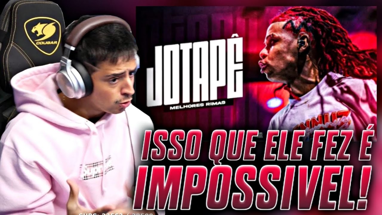 LOUD Coringa reagindo a JOTAPÊ, os DREADS de FOGO!🔥 Ele Amassou