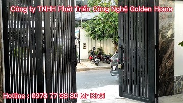 cổng tự động âm sàn xếp 4 cánh - mô tơ cổng Italy