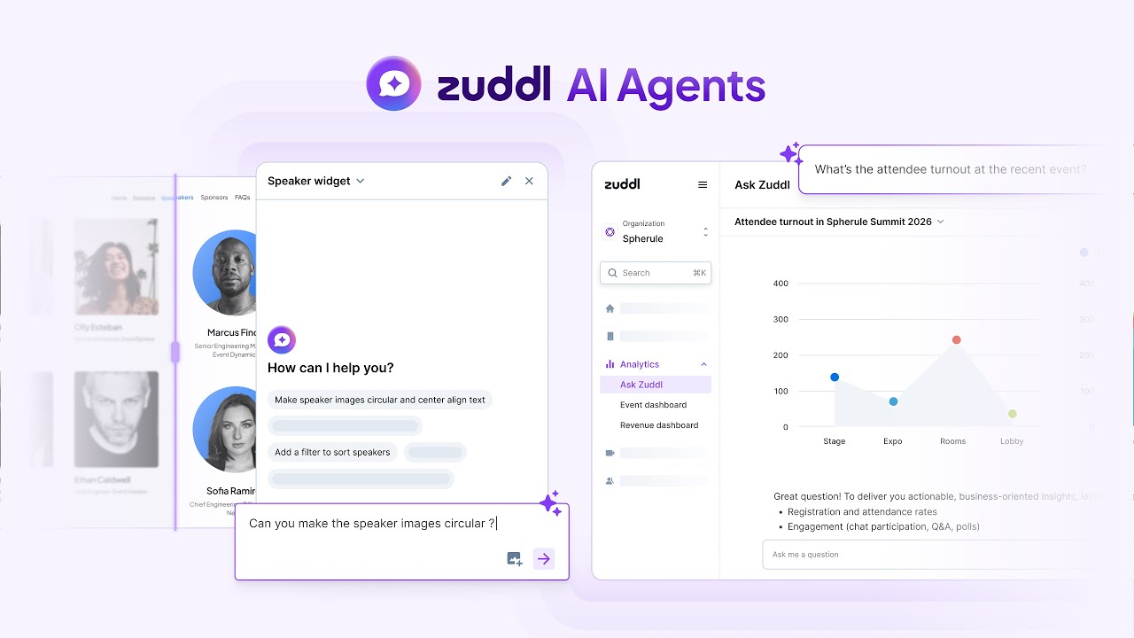Zuddl’s AI Agents — Own the experience, leave the operations to AI