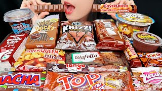 ASMR CHOCOLATE CONVENIENCE STORE FOOD 🍫PADDLE POP, SILVERQUEEN BITES, CHACHA, POCKY, MOMOGI, PUDDING
