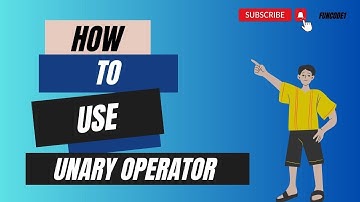 What is Unary Operator in Java ? Explain Unary Operator ? Unary Operator With Example Breif ?