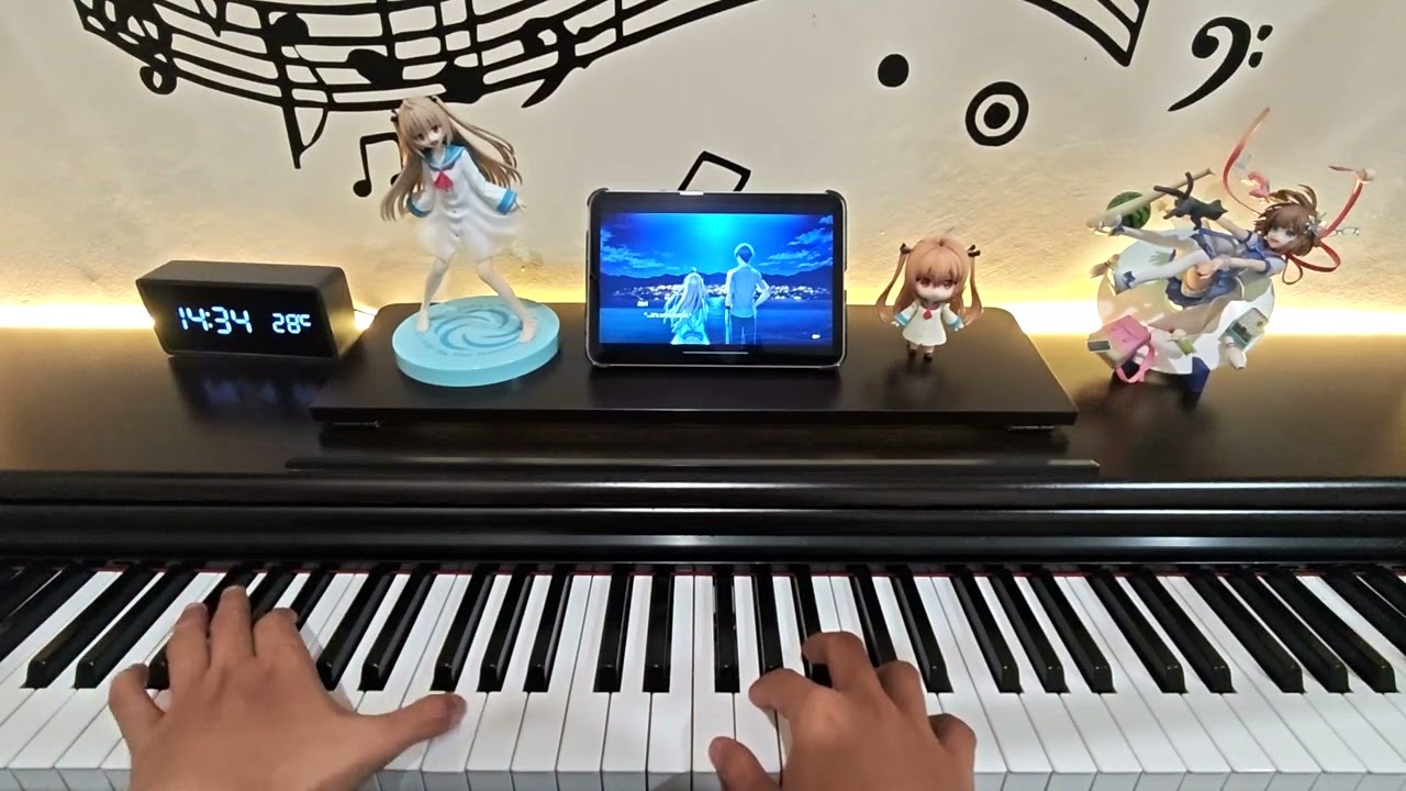 Sad Anime BGM from Atri -My Dear Moments- Twilight (夕暮れ) by Fuminori Matsumoto (Short Piano Cover)