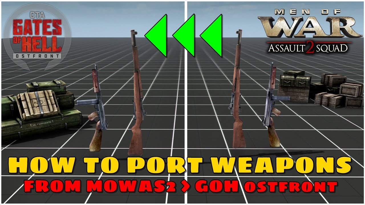 How to port weapons from MOWAS2 into GOH | Gem Editor Tutorial