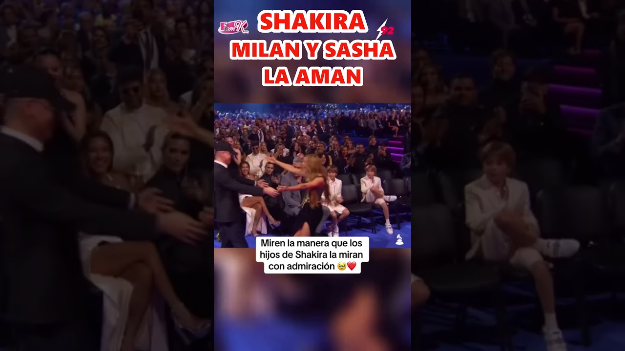 SHAKIRA MILAN Y SASHA AMOR Y ADMIRACIÓN