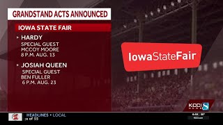 Iowa State Fair announces Christian and country stars as next Grandstand acts