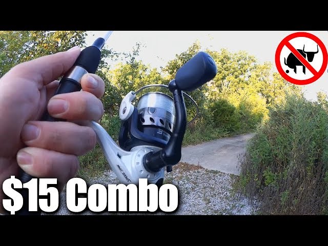 $15 WALMART Fishing Combo! Lew's Spinning Rod and Reel Setup 