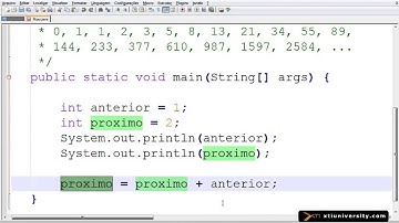 Universidade XTI   JAVA   029   Fibonacci