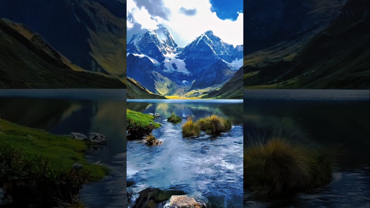 Huaraz laguna querococha  paisajes y naturaleza 