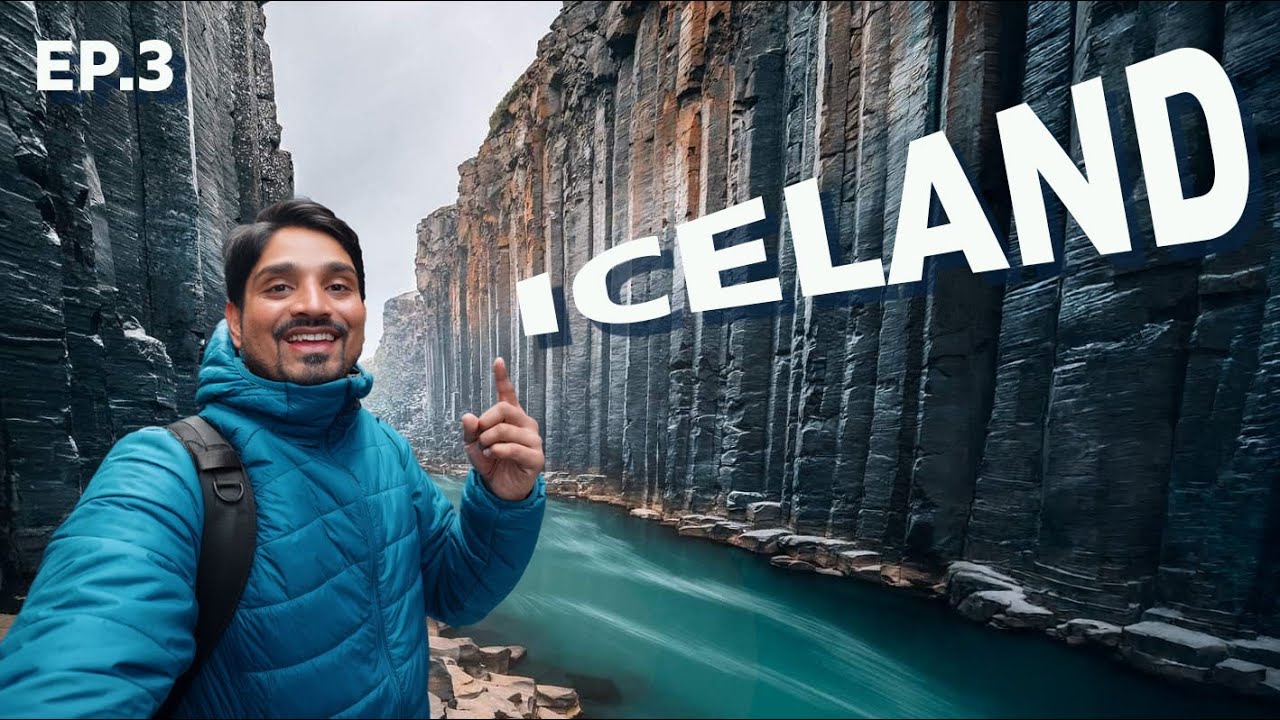 EP03 - ICELAND चा 60 लाख वर्षांपूर्वी चे अद्भुत 'पेन्सिल' स्तंभ😱 | JKV Europe Tour