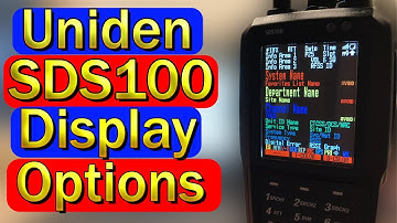 Uniden SDS100 Display