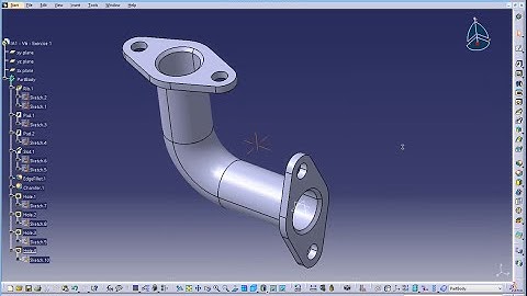 CATIA Tutorial - PartDesign Exercise 6 - v1