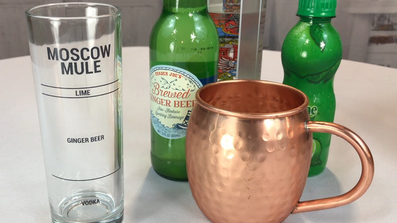 Moscow Mule Recipe Glass by Drinking Modern review - YouTube