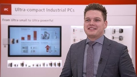 SPS IPC Drives 2018: Ultra-compact Industrial PC