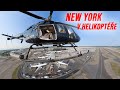 V helikoptéře nad NEW YORKem a letištěm JFK se Samem a kapitánem Chrisem