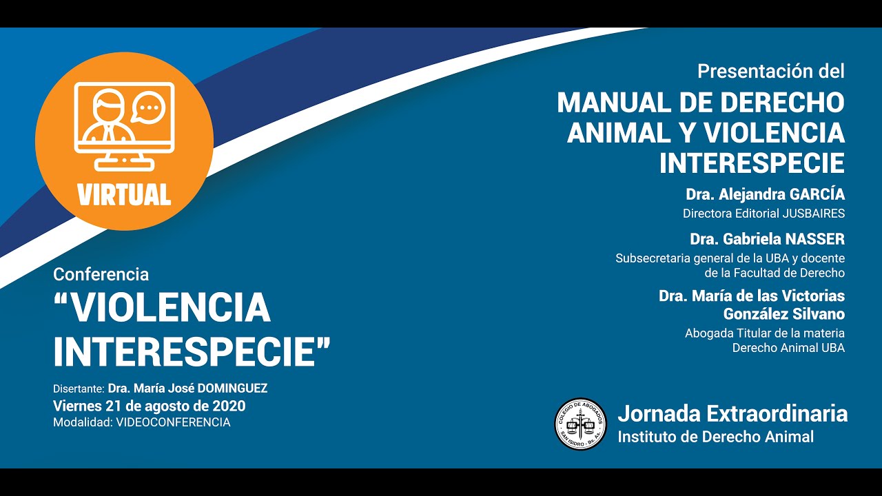 Violencia Interespecie. Videoconferencia