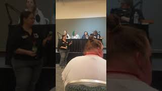 Nekocon 2018 Voice actor panel.