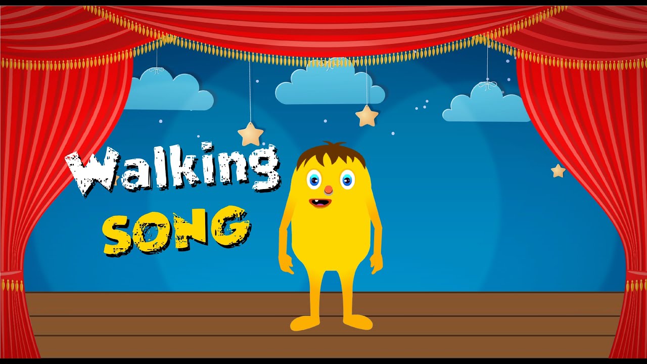 Walking Walking Song YoYo Kids nursery Rhyme YouTube