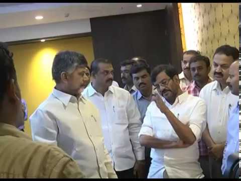 Image result for governor & AP CM meeting in gateway hotel vijayawada today