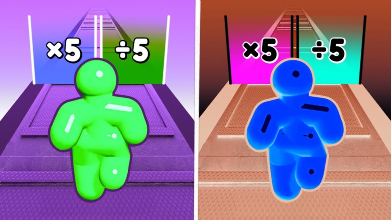 Tall Man Run vs Reverse Speed Run   Walkthrough ,iOS Android Colour Run New Update ( part : 417 )